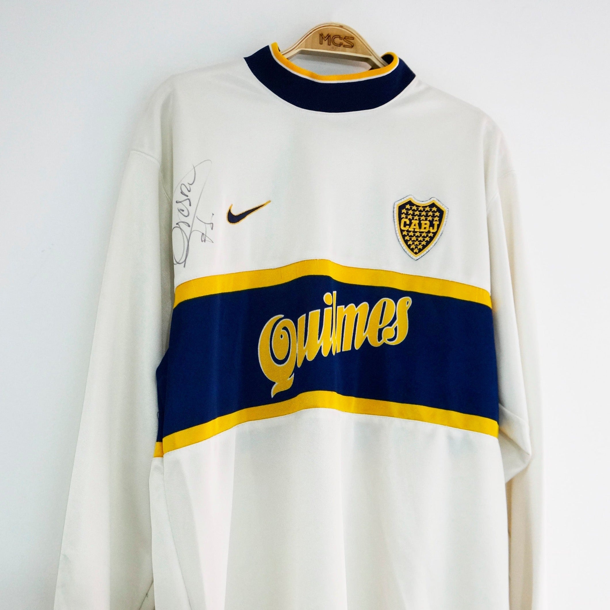 Camiseta Boca Juniors Oscar Cordoba Campe??n de libertadores ORIGINAL