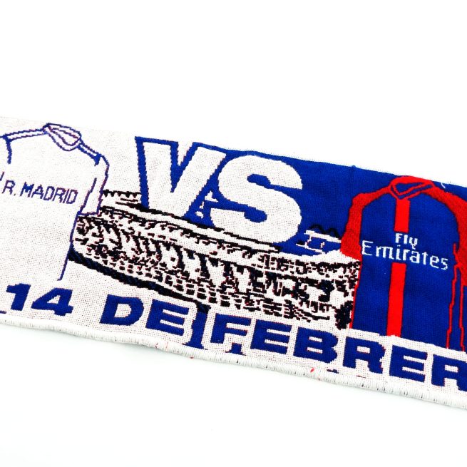 Bufanda Real Madrid vs Paris Usada ORIGINAL