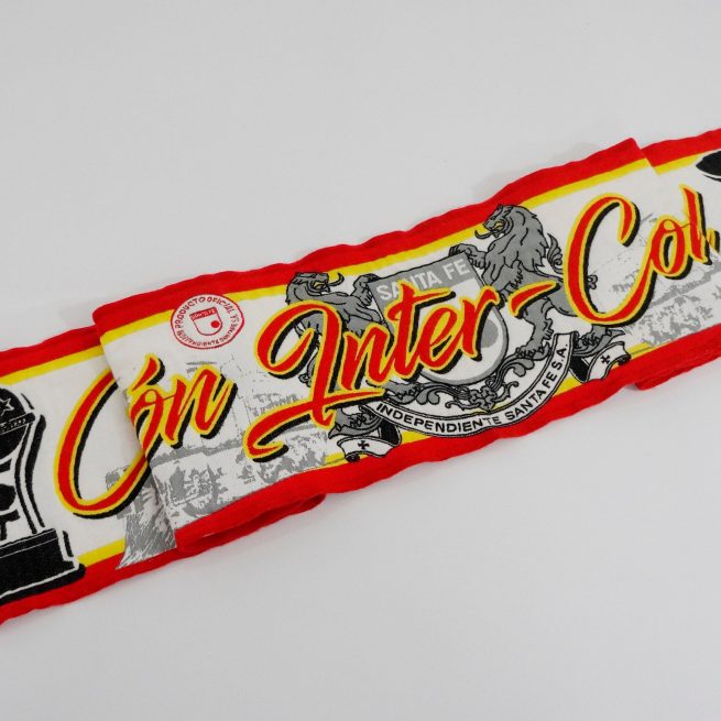 Bufanda Independiente Santa Fe USADA ORIGINAL