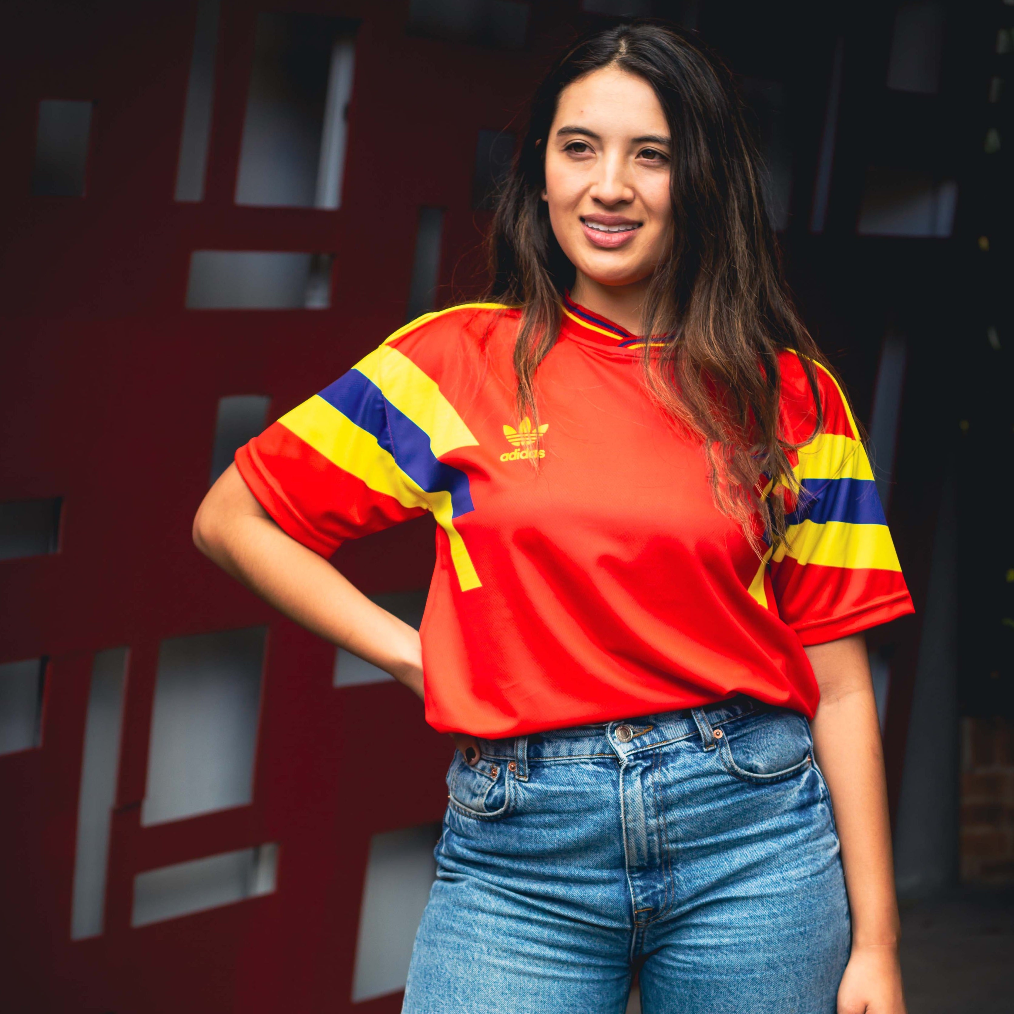 Camiseta Colombia Roja 1990 Roja